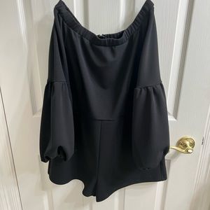 super cute romper with puffy sleeves